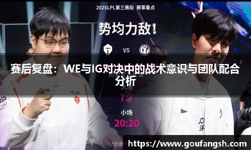 赛后复盘：WE与IG对决中的战术意识与团队配合分析