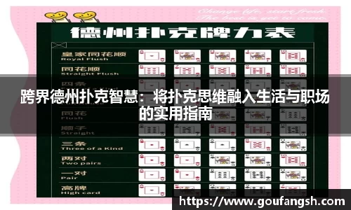 跨界德州扑克智慧：将扑克思维融入生活与职场的实用指南
